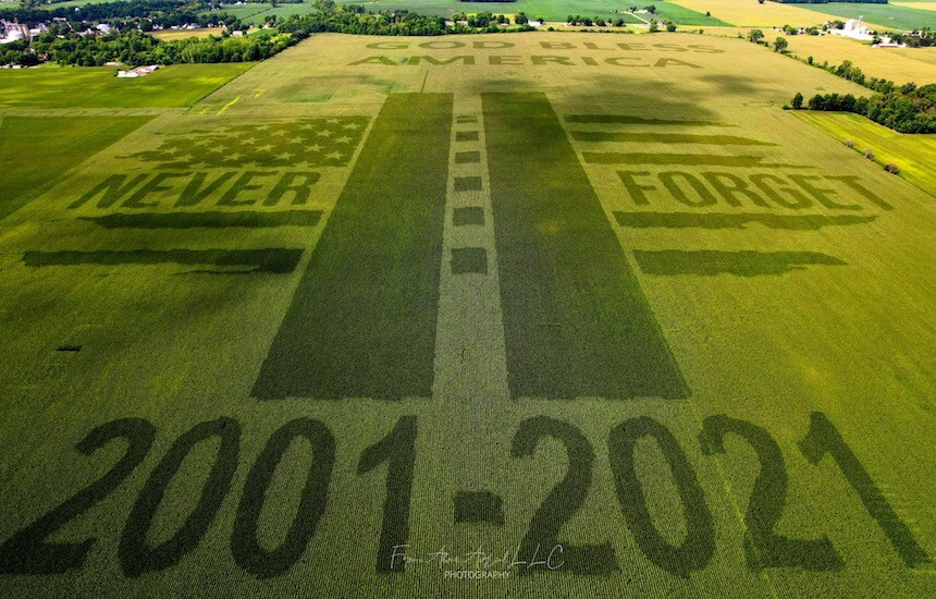 Field of Art: An Ohio Farmer's Life-Size Tribute to 9/11 is